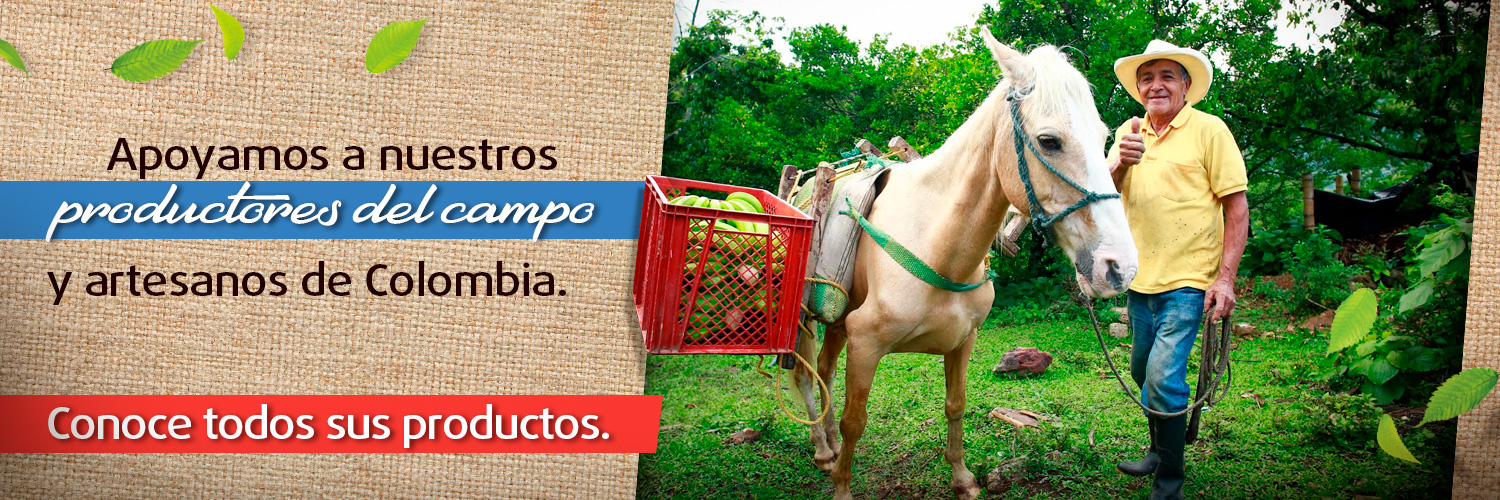 Apoyamos a nuestros productores del campo y artesanos.