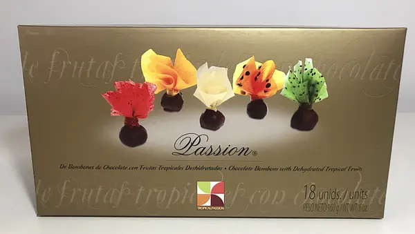 Caja x 18 Unidades de Passion de Frutas Tropicales con Chocolate