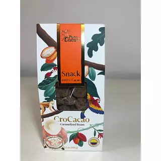 Snack Saludable de Granos de Cacao Al 100% Caramelizados Crocakaos