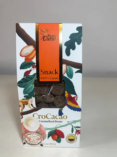 Snack Saludable de Granos de Cacao Al 100% Caramelizados Crocakaos