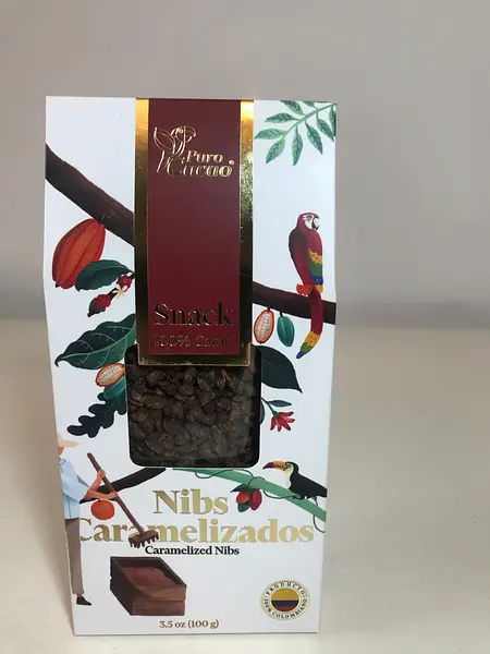 Snack de Nibs de Cacao Caramelizados