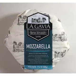 Queso Mozarella Tipo Artesanal x 500 Gr de Cundinamarca