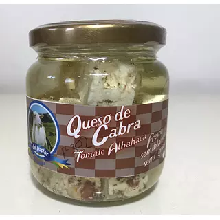 Queso de Cabra con Tomate y Albahaca, Semiblando, Semigraso de Cundinamarca