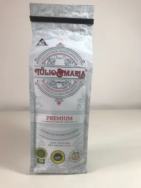 Café Tulio y María x 500 Gr de Grano O Molido de Risaralda.