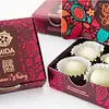 Caja x 4 Unidades de Trufas Mida Cacao Al 65% con Arándanos y Almendras.