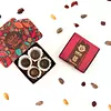 Caja x 4 Unidades 50gr de Trufas Mida Cacao 65% con Arándanos y Almendras.