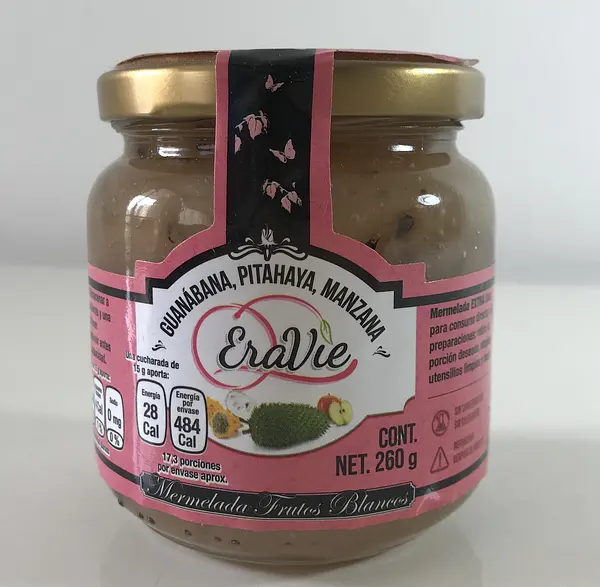 Mermelada Artesanal Gourmet Frutos Blancos x 240 Gr