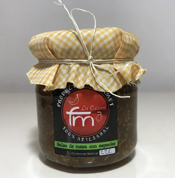 Mermelada 100% Natural y Artesanal de Lulo y Hierbabuena x 220 Gr