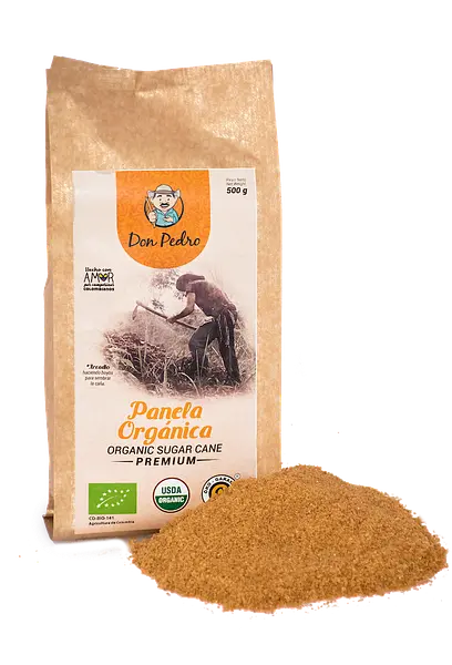Panela Don Pedro Orgánica x 500 Gr Elaborada Por Productores de Villeta