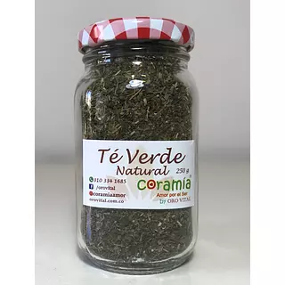 Té Verde 100% Natural x 250 Gr Elaborado Por Productores de Cundinamarca