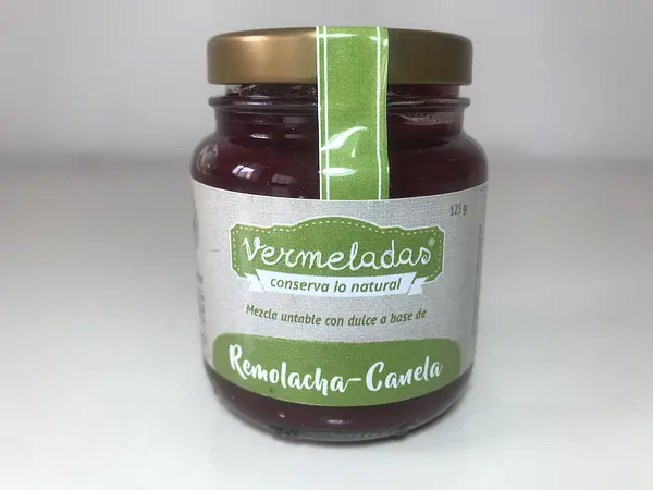 Vermeladas- Mezcla Untable de Frutas y Vegetales Remolacha-Canela x 230 Gr