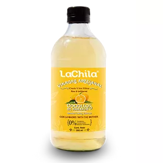 Vinagre Artesanal de Cogollo de Naranja La Chila x 500 Ml