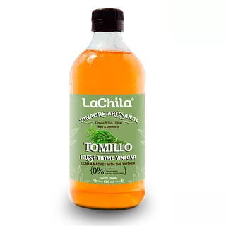 Vinagre Artesanal de Tomillo La Chila x 500 Ml