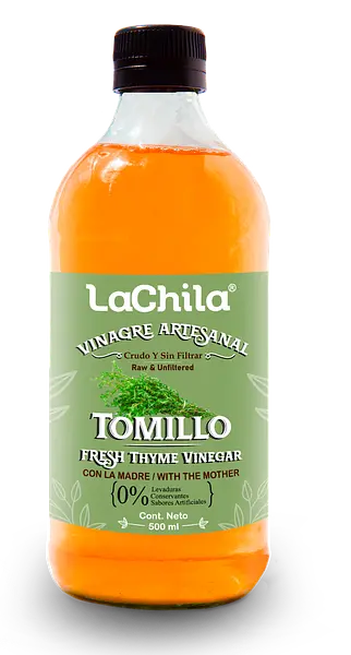 Vinagre Artesanal de Tomillo La Chila x 500 Ml