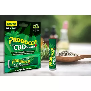 Labial con Cbd Cannabis y Calendula 100% Natural