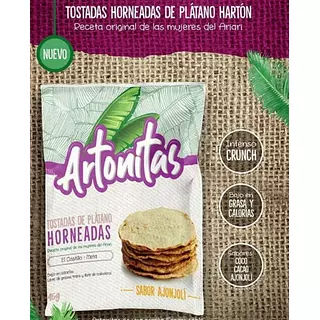 Tostadas de Plátano Horneadas 100% Naturales