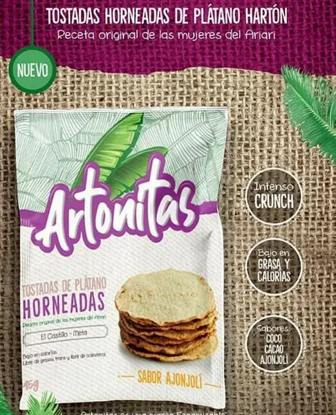 Tostadas de Plátano Horneadas 100% Naturales