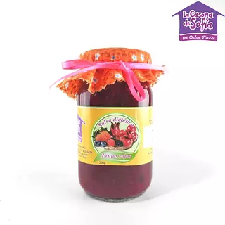 Salsa de Frutos Rojos Artesanal x 250gr