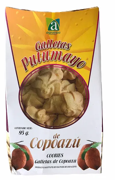 Galletas de Copoazú x 95 Gr Elaboradas Por Productores del Putumayo.