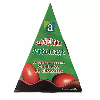 Dulces de Cocona Cubiertos de Chocolate x 70 Gr de Putumayo