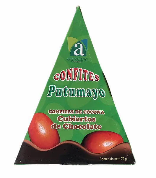 Dulces de Cocona Cubiertos de Chocolate x 70 Gr de Putumayo