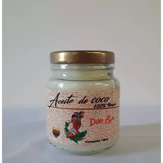 Aceite de Coco Orgánico X130ml Elaborado Por Productores del Pacífico.