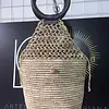 Bolso de Fique con Asa de Cuero Artesanal
