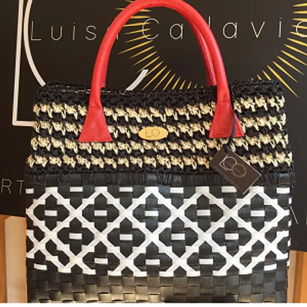 Bolso de Fique y Zuncho Artesanal.