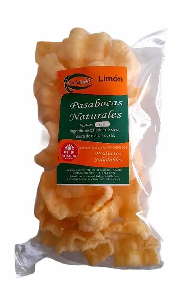 Pasabocas Naturales de Limón Artesanales X35gr