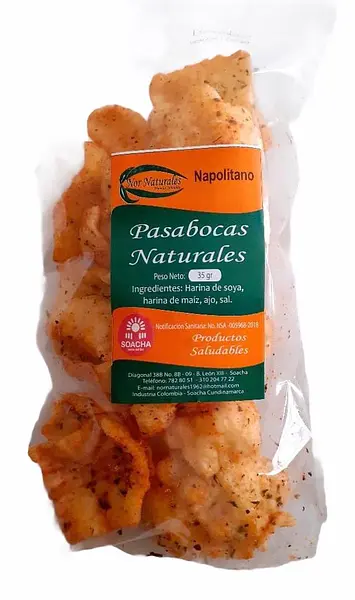 Pasabocas Naturales de Sabor Napolitano Artesanales X35gr