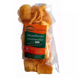Pasabocas Naturales con Sabor A Curcuma Artesanales X35gr