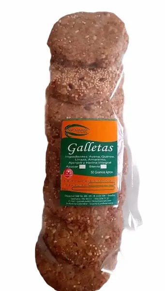 Galletas 100% Naturales E Integrales X7unidades.