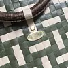 Bolso de Zuncho Beige con Verde Militar Artesanal