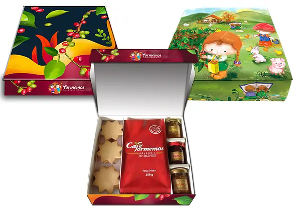 Caja de Café Premium Artesanal, Galletas y Mermeldas