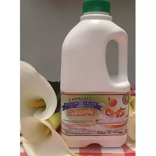 Yogurt de Melocoton 100% Natural de Cabra X1000ml