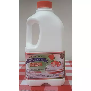 Yogurt de Fresa 100% Natural de Vaca X1000ml