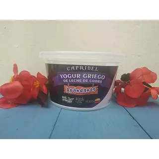 Yogurt Griego de Arandanos 100% Natural con Leche de Cabra X500gr
