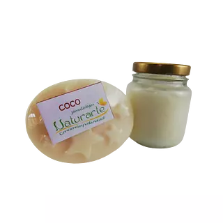 Jabón Natural de Coco X80gr Elaborado Por Productores de Cundinamarca
