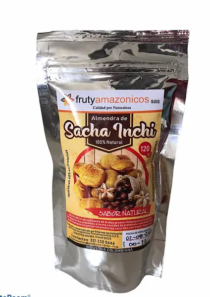 Almendras de Sacha Inchi Sabor Natural X120gr