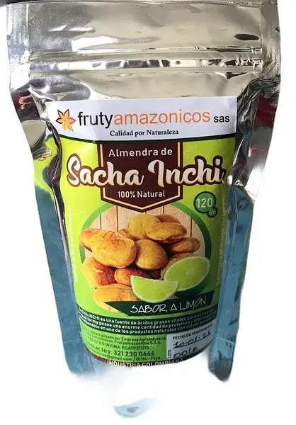 Almendras de Sacha Inchi Sabor A Limón X120gr