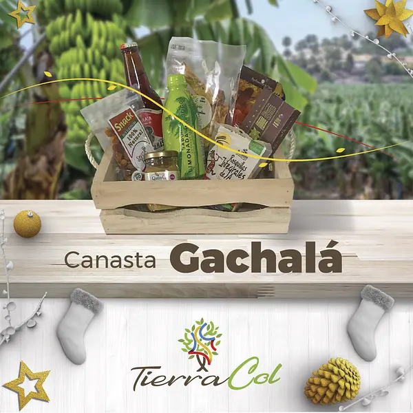Guacal de Madera Artesanal Que Contiene 9 Productos