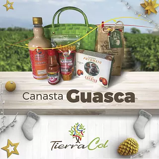 Canasta Típica de Zuncho Que Contiene 5 Productos