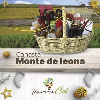Canasta Típica de Caña Que Contiene 14 Productos