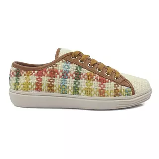 Tenis Con Suela Baja Elaborados En Lana De Ovejo.