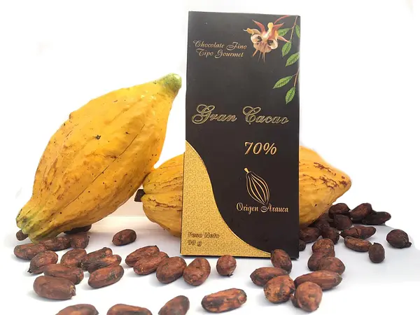 Barra De Cacao Premium Al 70% Origen Arauca Gran Cacao