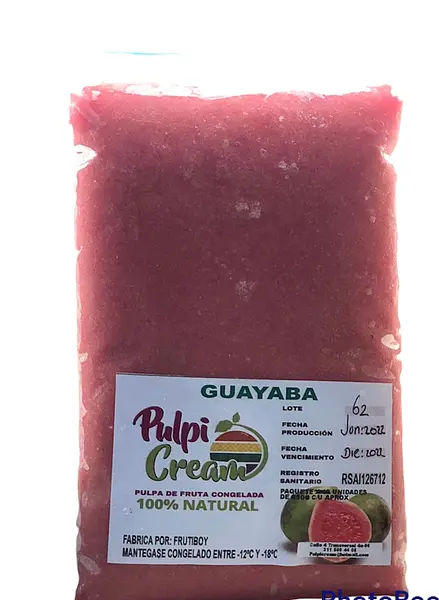 Pulpa De Fruta 100% Natural De Frutas Frescas X 500gr