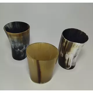 Vaso En Cuerno De Ganado