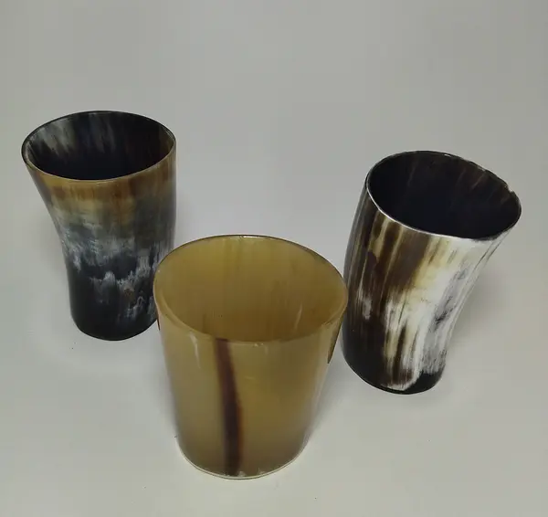 Vaso En Cuerno De Ganado