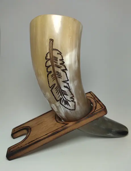 Cacho Para Beber Elaborado En Cuerno De Ganado