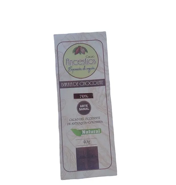 Barra De Cacao Premium Al 70% Cacao Ancestros